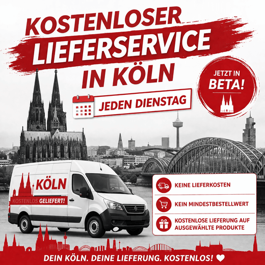 Gratis Lieferservice in Köln & ohne Mindestbestellwert! - Linkreich