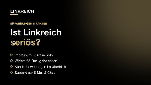 Linkreich Erfahrungen und Fakten: Ist Linkreich seriös?