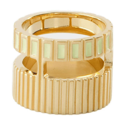 Slot  Ring - Ivi - Egg Shell - Or