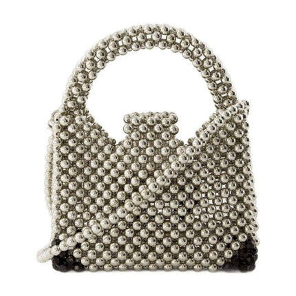 Perlenhandtasche - Germanier - Perlen - Silber