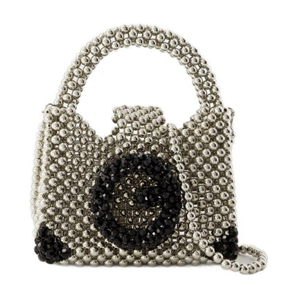 Perlenhandtasche - Germanier - Perlen - Silber