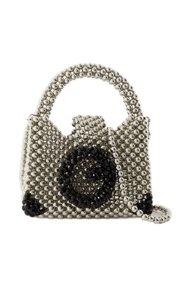 Perlenhandtasche - Germanier - Perlen - Silber