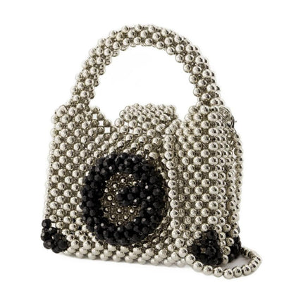 Perlenhandtasche - Germanier - Perlen - Silber