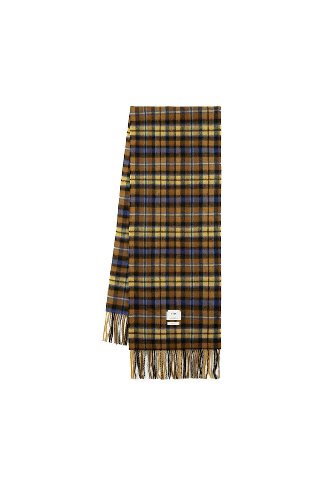 Tartan-Schal - Ader Error - Wolle - Braun
