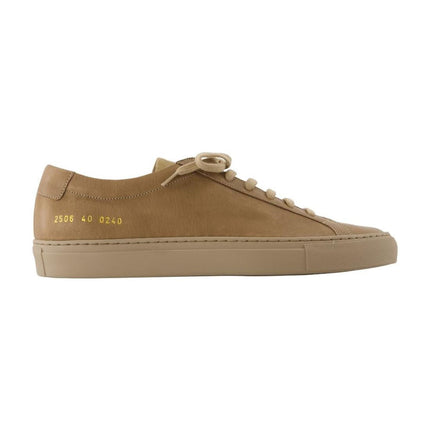 Achilles Premium Sneakers - COMMON PROJECTS - Leder - Beige