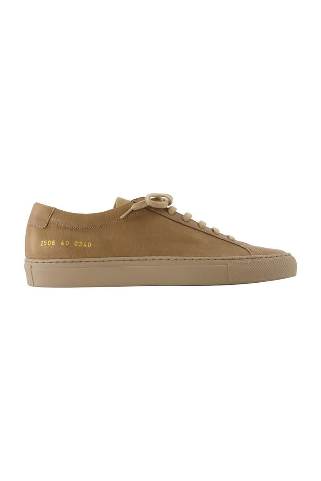 Achilles Premium Sneakers - COMMON PROJECTS - Leder - Beige