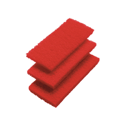 Haug Scheuervlies-Pads Mittel Rot 260x120x25 mm