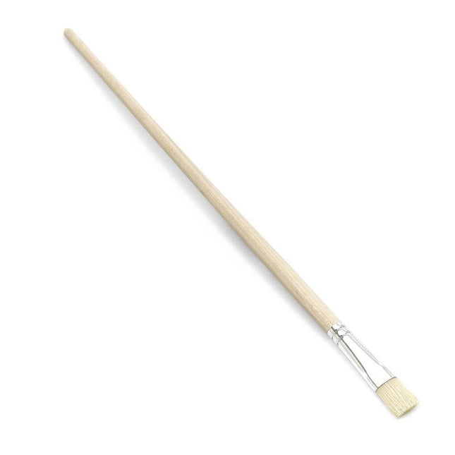 Nölle Profi Brush Gussowpinsel reine helle Chinaborste Zwinge Weißblech