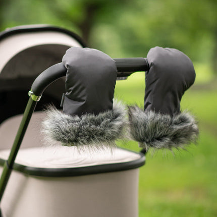 Handschuhe mit Fell für Kinderwagen – Handwärmer