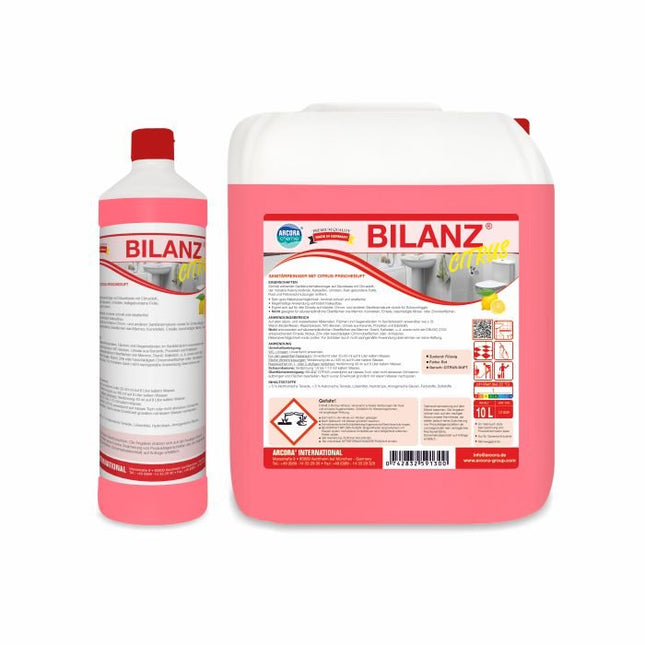 Arcora BILANZ CITRUS SANITÄRREINIGER MIT CITRUS-FRISCHEDUFT
