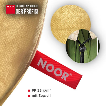 Premium Winterschutz-Haube - S 80x60 cm - 2er Set - Beige