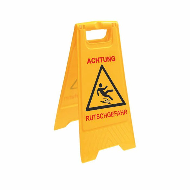 Arcora Warnschild Standard Gelb | Karton (20 Stück)