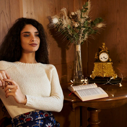 Apu Kuntur - Alpaka Rundhals Pullover ELLA – Baby Alpaka & Bio-Pima Baumwolle