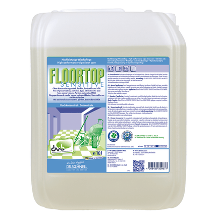 Dr. Schnell Floortop Sensitive, Hochleistungs-Bodenreiniger, duftfrei