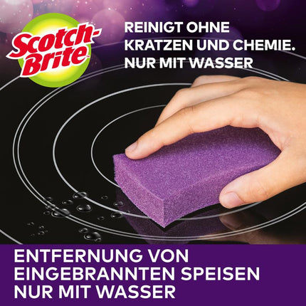 Scotch-Brite™ Glaskeramik-Reinigungsschwamm, 3 Stück pro Packung | Packung (3 Schwämme)