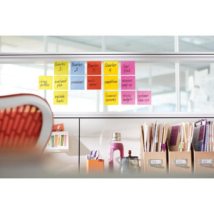 Post-it® Notes, Gelb, 76 mm x 76 mm, 90 Blatt/Block, 6 Blöcke/Packung, 100% PEFC, SGSCH-PEFC-COC-110078 | 1 Stück
