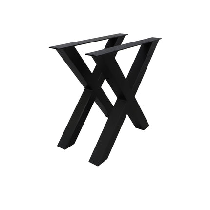 Esstisch Elis X Gestell Eiche wildeiche massiv mit Baumkante geölt