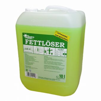 GastroPower Fettlöser, Schaumlos u. Geruchslos, 10 l (1*1)   | Karton (1 Packung)