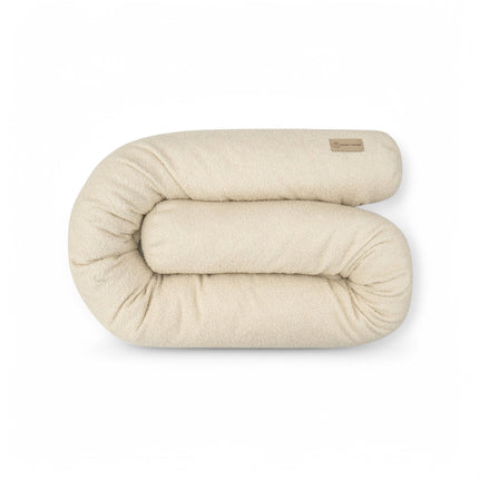 Bettschlange einsträngig Teddystoff Bouclé – Schutz & Vielseitig