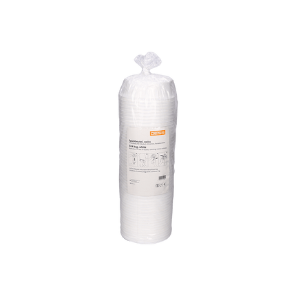 DEISS 6008 - Auffangbeutel/Spuckbeutel 165x415 mm weiss  | Karton (300 Beutel)