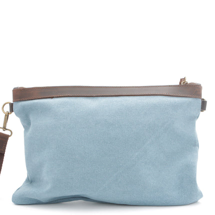 Große Clucht Umhänge Tasche mit Stern Blau