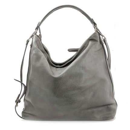 Schultertasche Beutel mit Flechtoptik