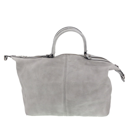 Vintage Tasche mit seitlichem Flechteinsatz