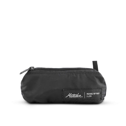 Matador ReFraction Packable Sling (black) - Ultraleichte, faltbare Hüfttasche für Städtereisen (2 Liter) von Matador