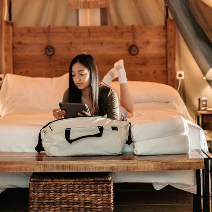 Matador ReFraction Packable Duffle Bag (white)