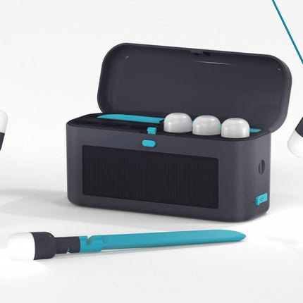 BioLite Site Lights  Set mit 6 Hängeleuchten und Solar-Ladecase von BioLite