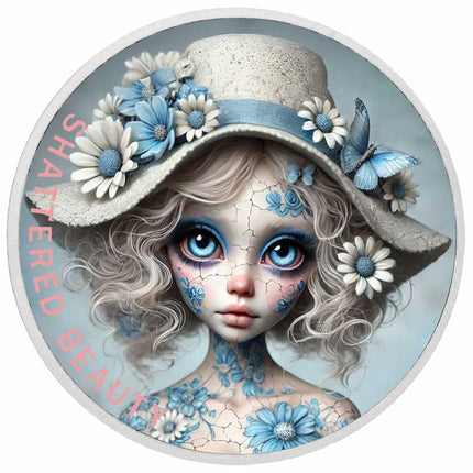 Shattered Beauty: Blooming Cracks Coloured 1oz Silver