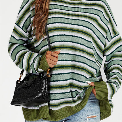 Braided Mini Top Handle Bag In Black