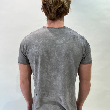 Herren T-Shirt Claus grau