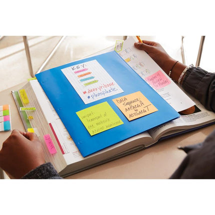 Post-it® Notes, Energetic Collection, 38 mm x 51 mm, 100 Blatt/Block, 12 Blöcke/Packung, Kartonverpackung, 100% PEFC, SGSCH-PEFC-COC-110078 | Packung (1 Stück)