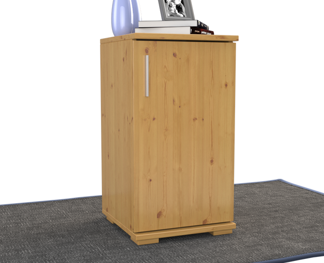Nobis Kommode Sideboard | Anrichte | 1-Türig | 74cm hoch | 100% Bio Kiefer Massivholz
