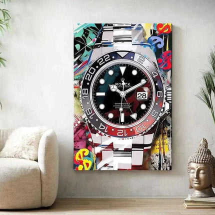 10 past Rolex - Leinwandbild Pop Art (Canvas) kaufen bei Linkreich – Jetzt entdecken!
