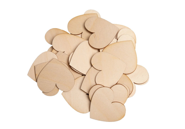 SEO. 100 Stück 60mm Deko Holzherzen DIY - Linkreich