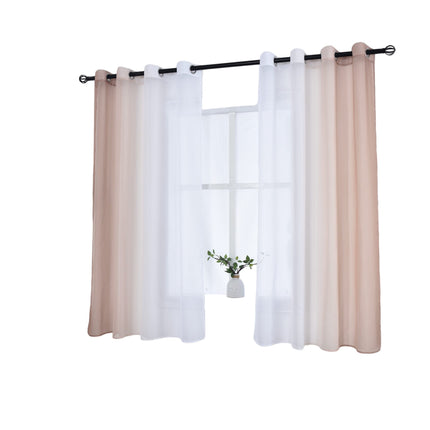2er Pack Gardinen Vertikal Farbverlauf Druck Transparent »Modena« mit Ösen und Raffhalter, Vorhang, Dekoschal 10000183