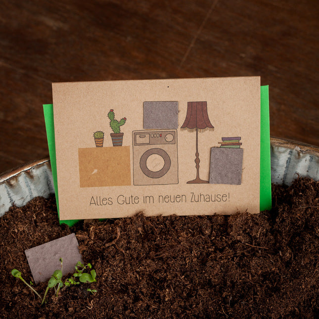 Umzugskarte "Alles Gute"