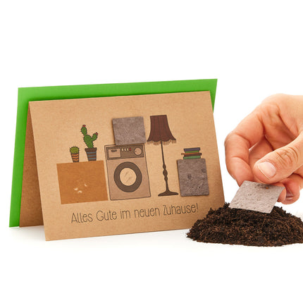 Umzugskarte "Alles Gute"