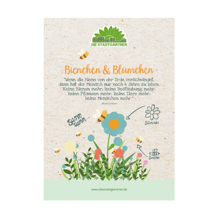 Kräuterkiste "Blümchen & Bienchen"