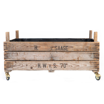 Rollendes Hochbeet aus Zwiebelsieben