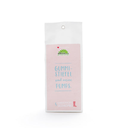 5 Samenbomben "Gummistiefel"