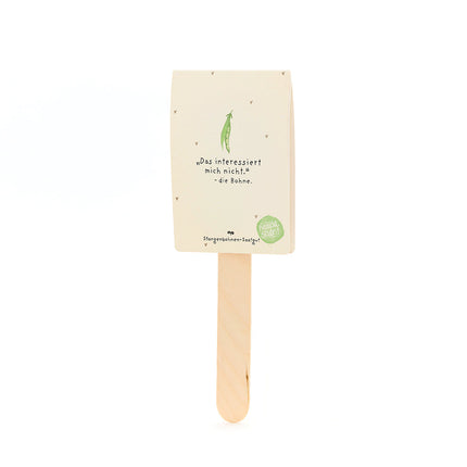 "Das interessiert mich nicht." - Die Bohne. - Saatgruß (BIO)