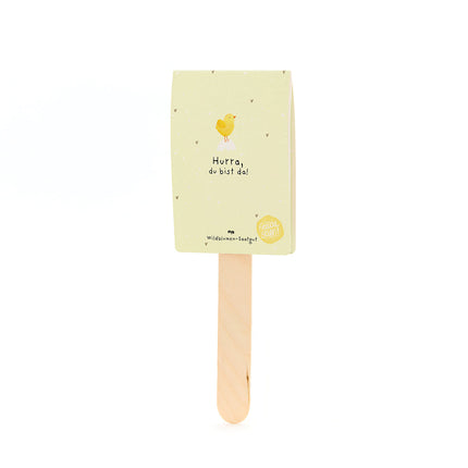 Hurra du bist da - Saatgruß