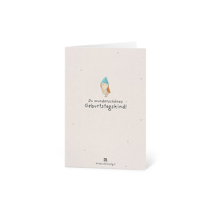 Grußkarte - Du wunderschönes Geburtstagskind