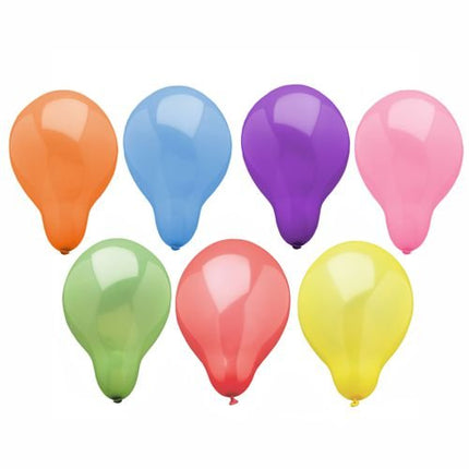 PAPSTAR 100 Luftballons rund farbig sortiert