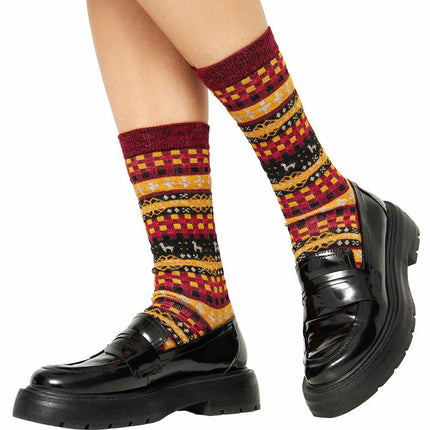 Apu Kuntur - Alpaka Premium Socken Candela – Wärme & Stil im Anden-Look