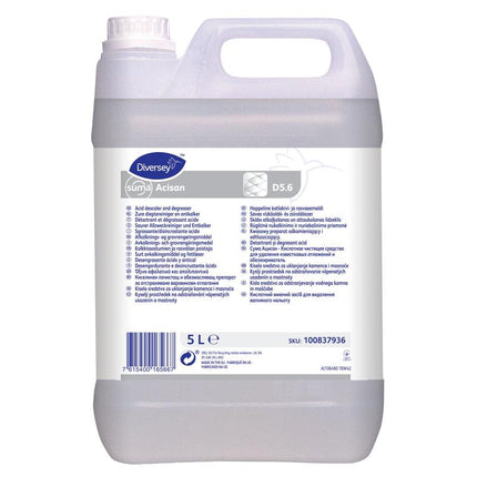 Suma Acisan D5.6, Saurer Grundreiniger und Kalklöser | Kanister (5 l)