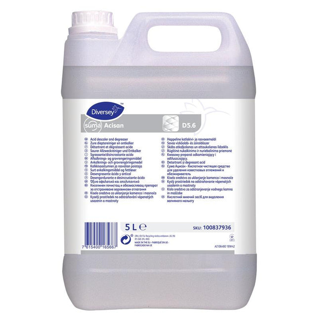 Suma Acisan D5.6, Saurer Grundreiniger und Kalklöser | Kanister (5 l)